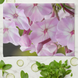 Floral Photography, Rosa Phlox Flower Kökshandduk