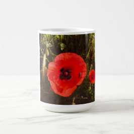 Floral Poppy Dream – Botanical Fantasy Meadow Kaffemugg