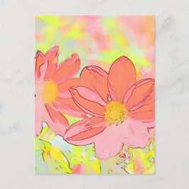Floral Postcard Vykort