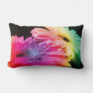 Floral Printed Throw Pillow – Elegant Flower Lumbarkudde