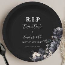 Floral RIP Twenties 30th Birthday Party