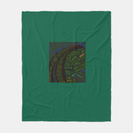 Floral Sea Monster Fleecefilt
