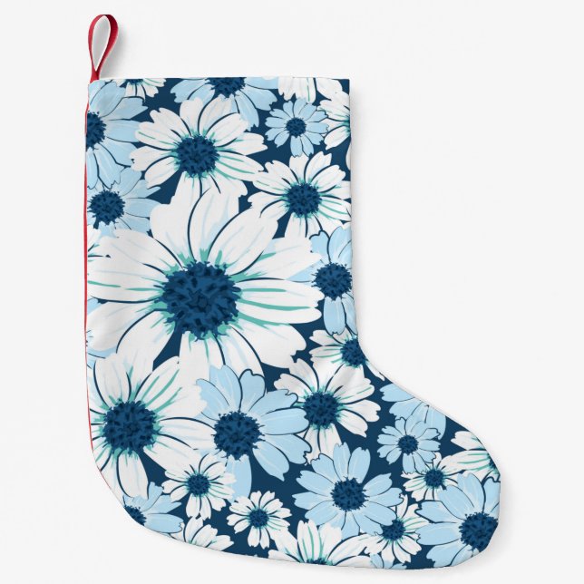 Floral seamless pattern /flower textilepattern, ab liten julstrumpa (Framsidan)