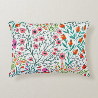 floral seamless pattern with summer bloomsfloral, prydnadskudde