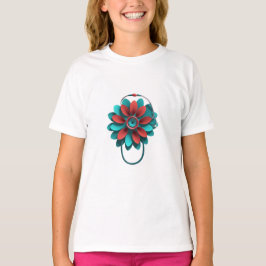 Floral Stethoscope Design – Unique Medical & Healt T Shirt