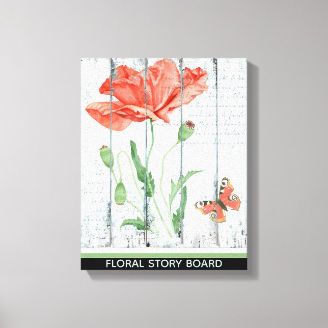FLORAL STORY BOARD CANVASTRYCK (Framsida)