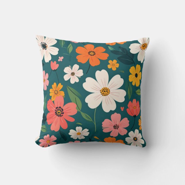 Floral texture kudde (Framsida)
