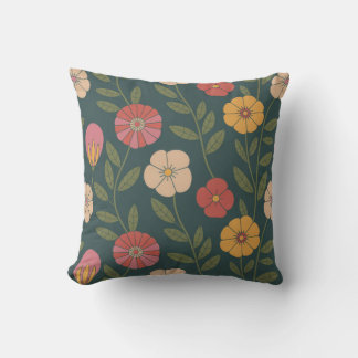 Floral texture kudde
