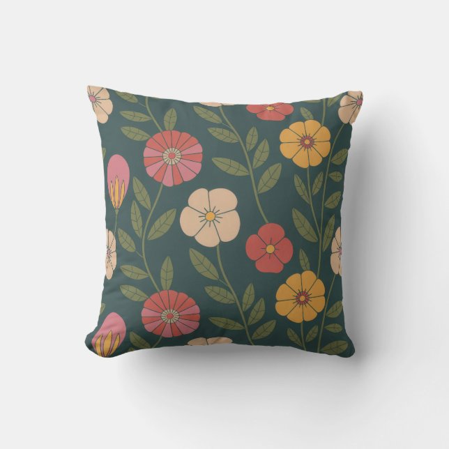 Floral texture kudde (Framsida)