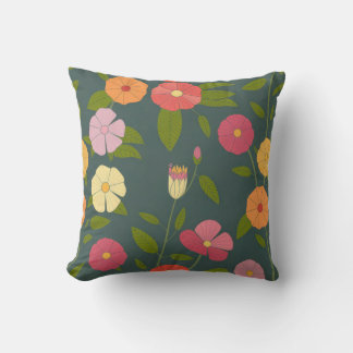 Floral texture kudde