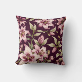 Floral Throw Pillow Kudde