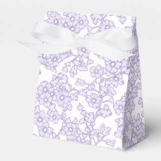 Floral Trellis Purple - White Presentaskar