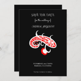 Floral Vector Art Poster – Retro Folk Flower Desig Spara Datumet