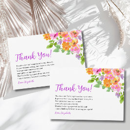  Floral Watercolor Bohemian Fall Bride-to-Be Party Tack Kort