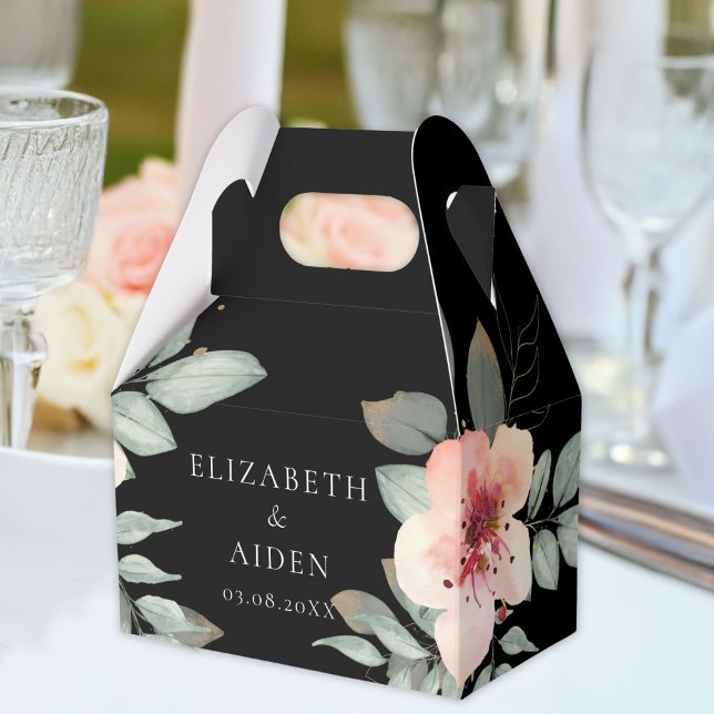  Floral Wedding Collection   Geschenkschachtel Presentaskar (Personalized Floral Wedding Collection gift box with your name and date)