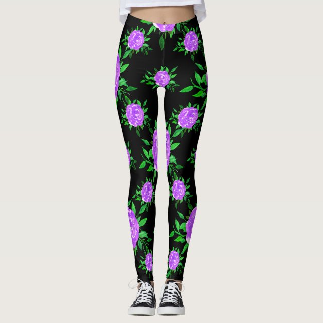 Floral Wedding Dresses Leggings (Framsida)