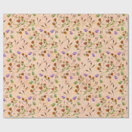 Floral Whimsical Gift Wrapping Paper Presentpapper