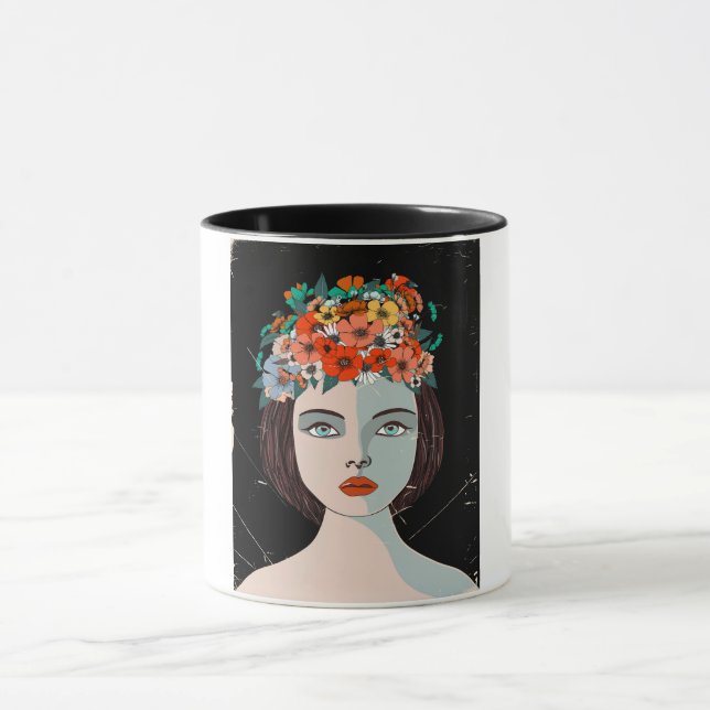 Floral Woman Mugg (Center)