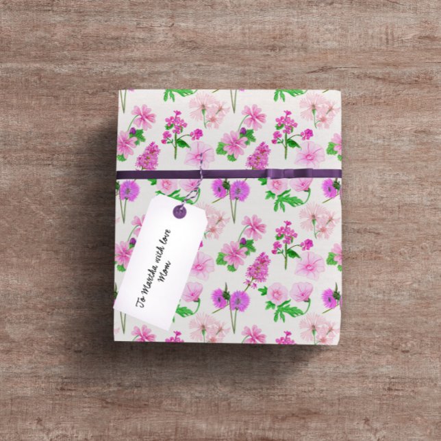 Floral Wrapping Paper - Papel de regalo con flores Presentpapper (Skapare uppladdad)