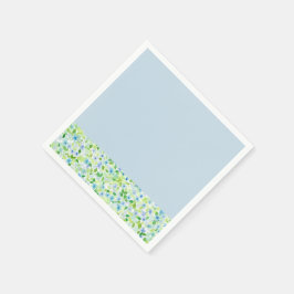 Florale Party in zarten  Pastelltönen Pappersservett