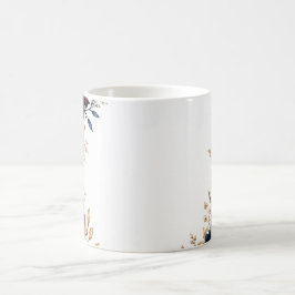 FloralMug Akvarellmugg - Romantiska djupröda rosor Kaffemugg