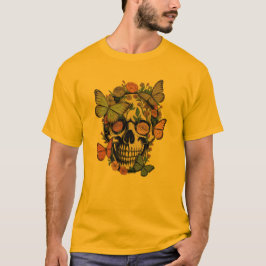 FloralSkullT-Shirt | Ästhetischer SchädelmitBlumen T Shirt