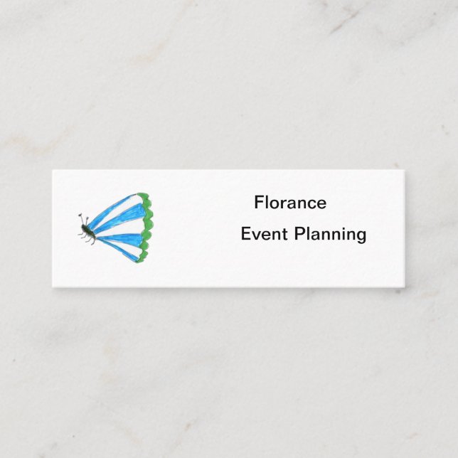 Florance Mini Affärskort Visitkort (Framsida)