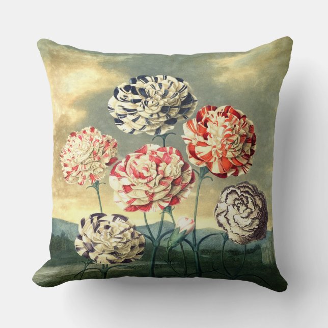 FLORANS BLOMMIGT - VINTAGE KUDDE (Framsida)