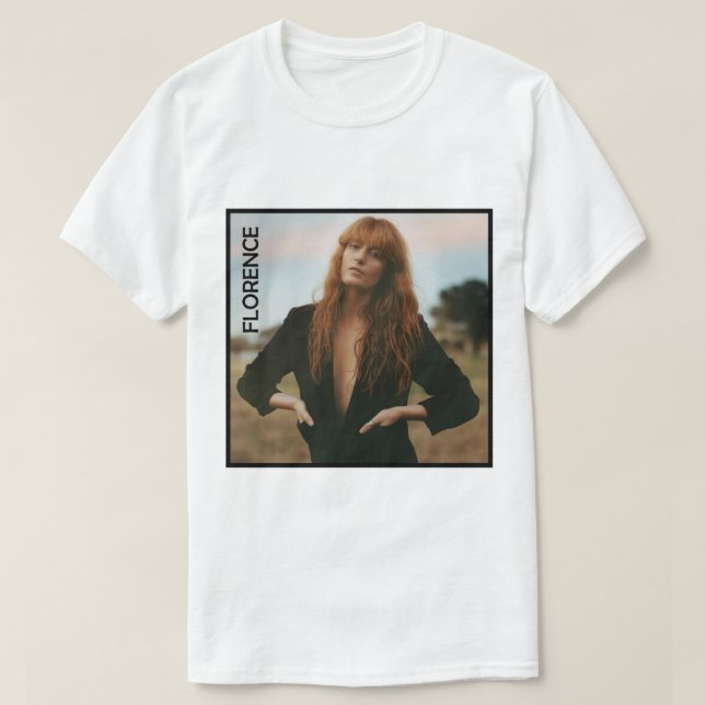 floration och maskin t shirt (Design framsida)