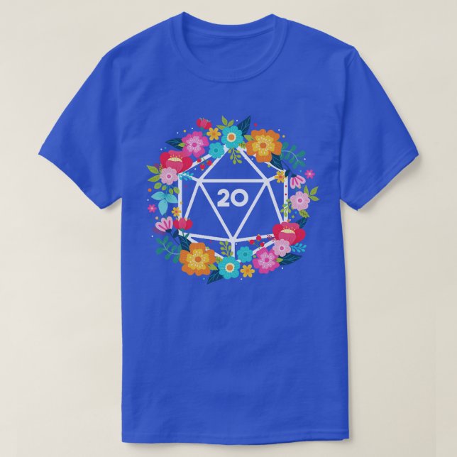 Flordal D20 Dice T Shirt (Design framsida)