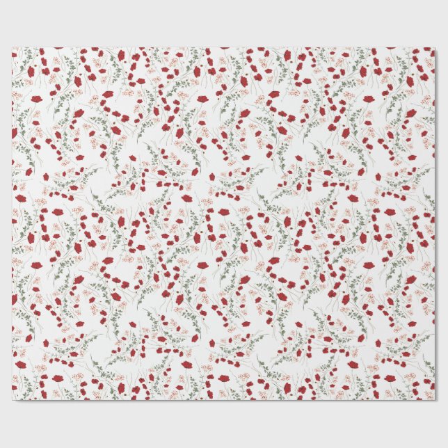 Floreal presentpapper (Platt)