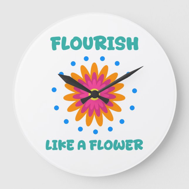 Florece como una flor stor klocka (Framsida)