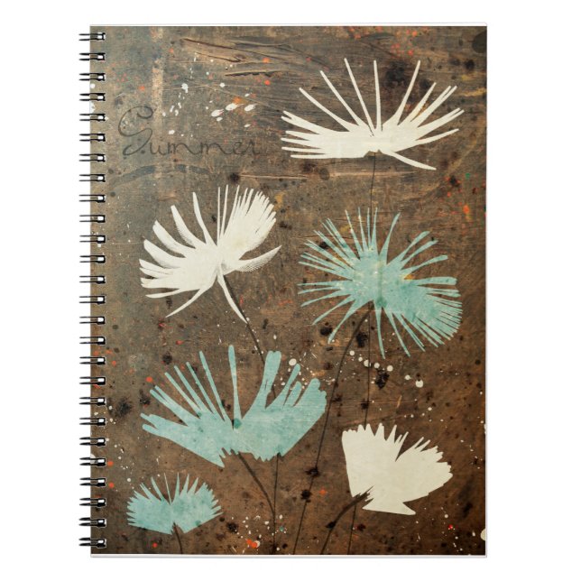 Florelle Sommar anteckningsbok Med Spiral (Framsidan)