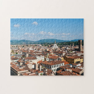 Florence Aerial view - Toskana, Italien Pussel
