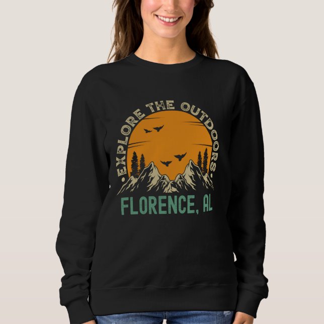 Florence, Alabama - Utforska utomhusen T Shirt (Framsida)