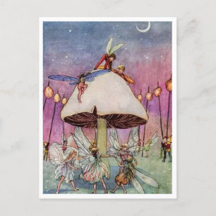 Florence Anderson Fairy Revels Vykort