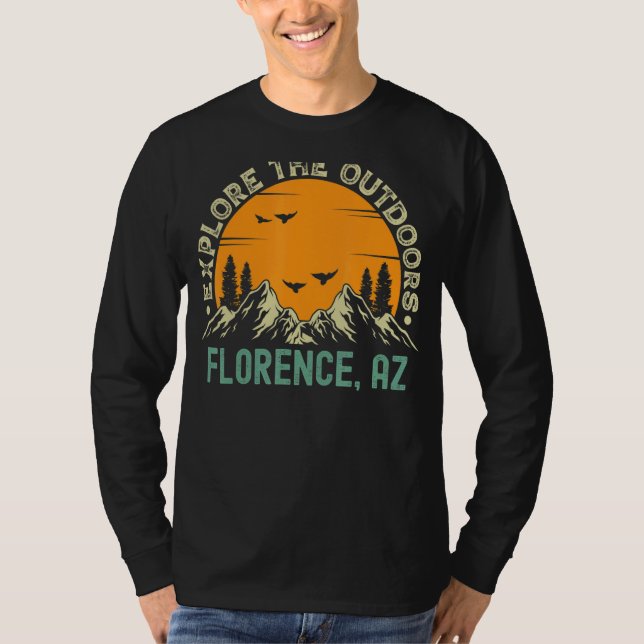 Florence Arizona utforskar utomhusen T Shirt (Framsida)