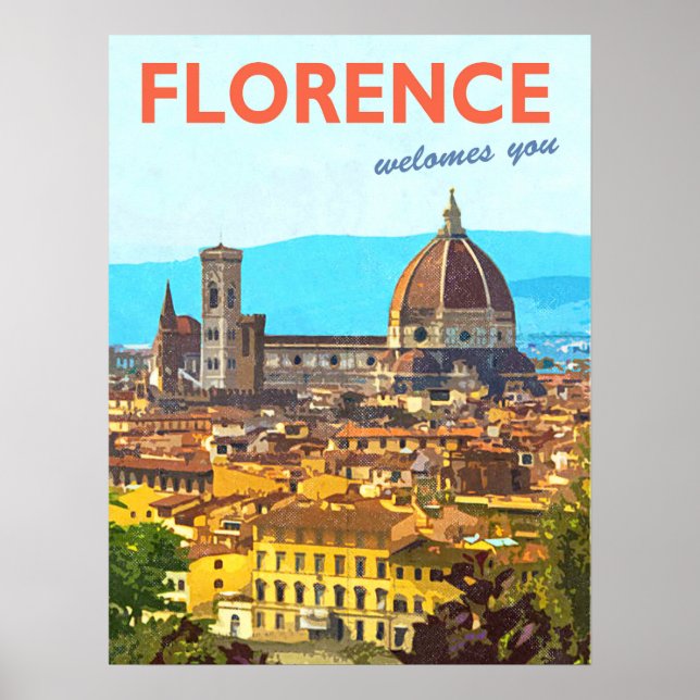 Florence Cathedral, Duomo Santa Maria Del Fiore Poster (Framsidan)