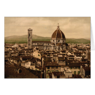 Florence Cathedral, Toskana, Italien Hälsningskort