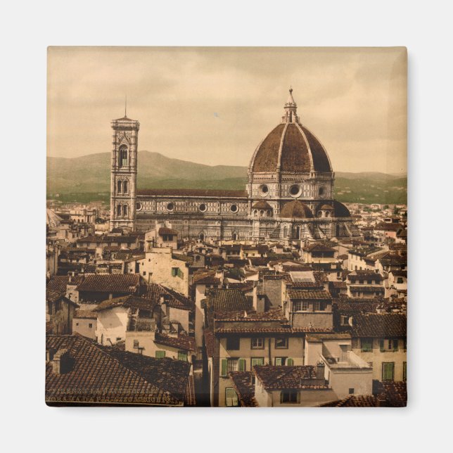 Florence Cathedral, Toskana, Italien Magnet (Framsidan)