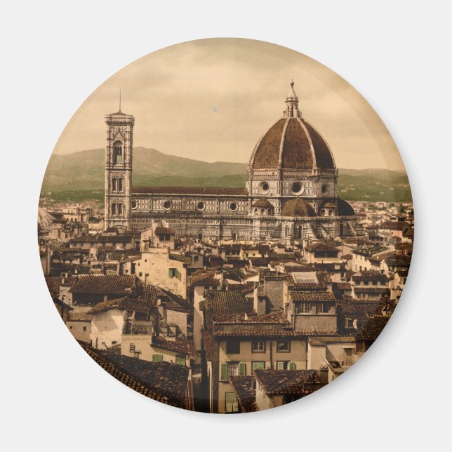 Florence Cathedral, Toskana, Italien Magnet (Framsidan)