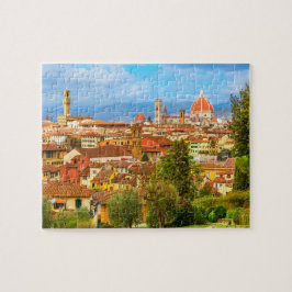 Florence City Skyline Tuscany Italien Pussel