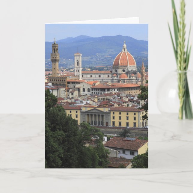Florence Cityscape Kort (Framsida)