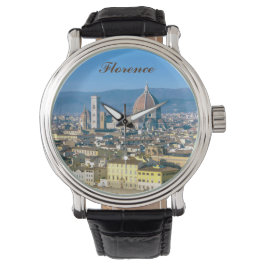 Florence cityscape with Duomo cathedral  Armbandsur