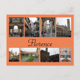 Florence Collage Vykort