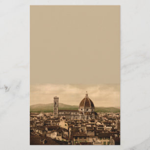 Florence domkyrka, Tuscany, italien Brevpapper