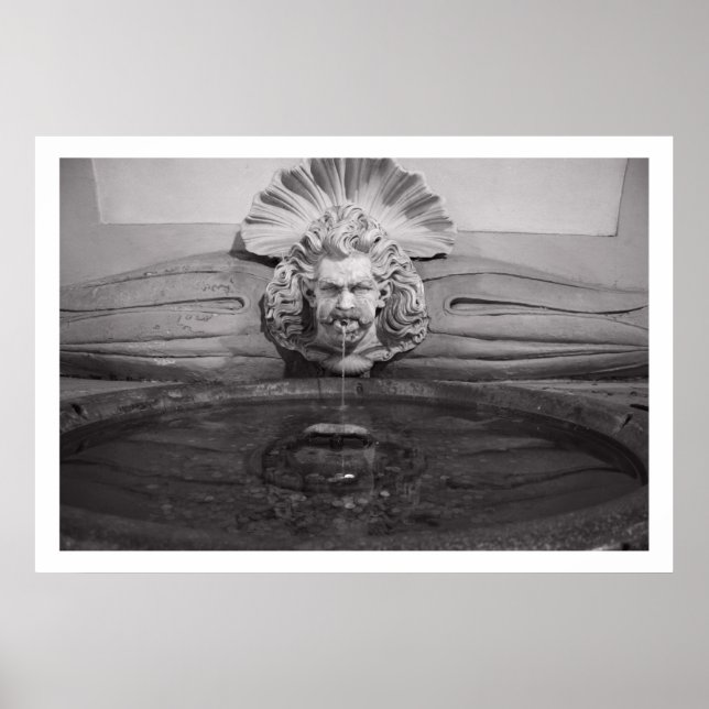 Florence Drinking Fontän Poster (Framsidan)