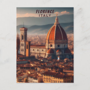 Florence Duomo Santa Maria del Fiore Italien Trave Vykort