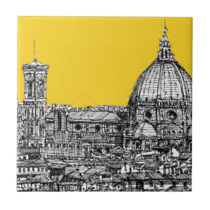 Florence duomoorange kakelplatta