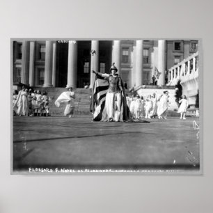 Florence F. Noyes as "Liberty" in röstrage skönhet Poster